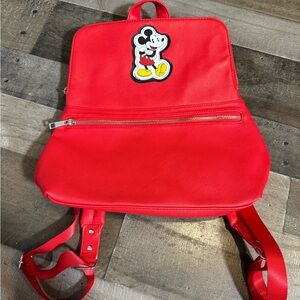 NWT Walt‎ Disney World Red Mickey Backpack